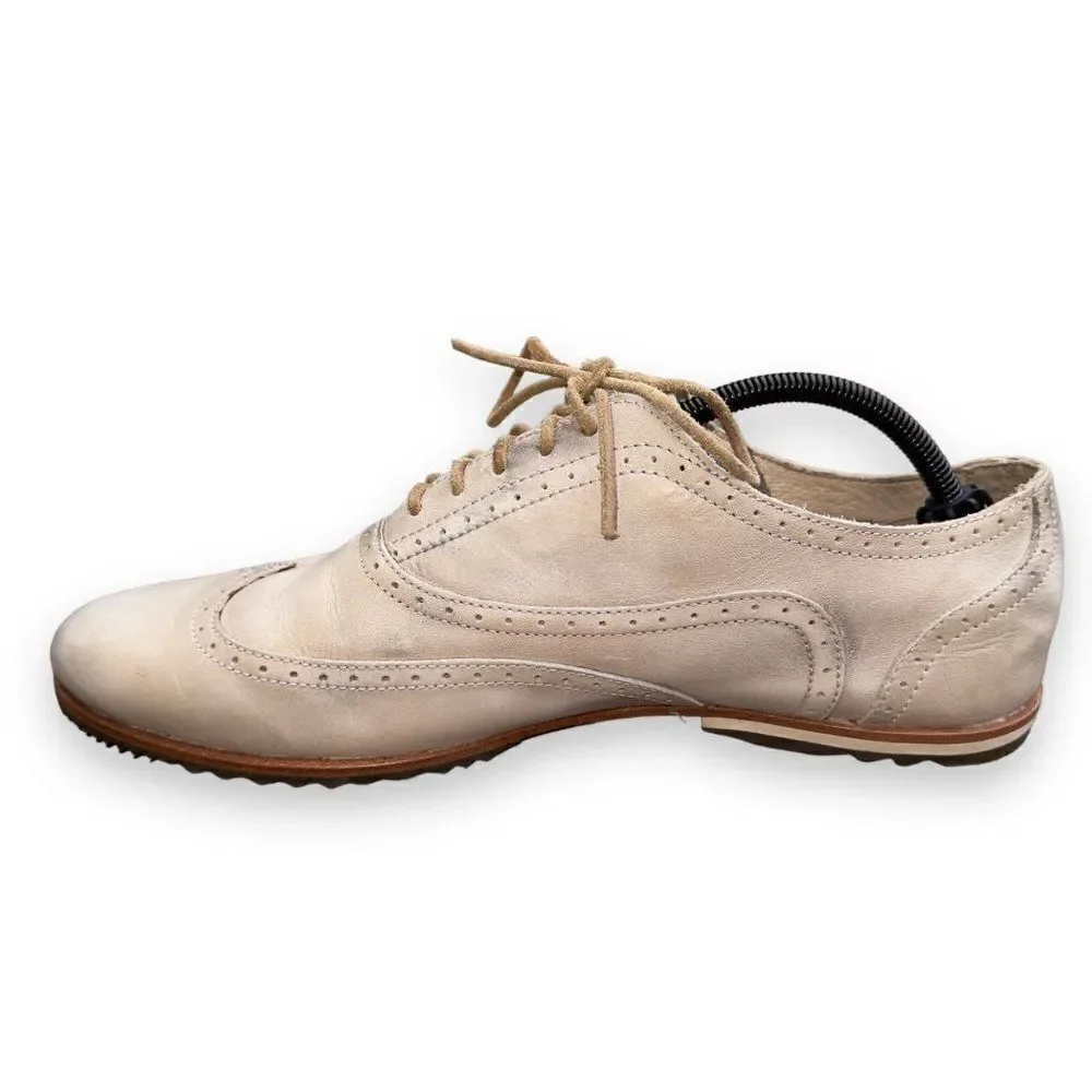Sorel Madson Brogue‎ Wingtip Oxford Distressed Cream NM1808-160 Men's 11